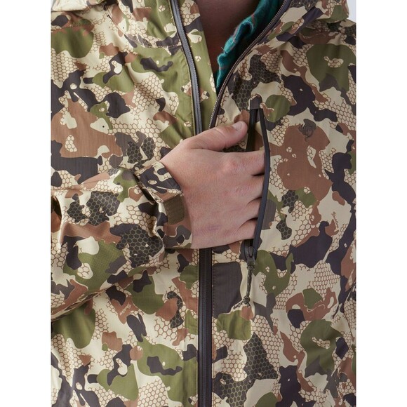 Duck Camp Men's 3L Ultralight Rain Jacket Breathable Wetland Medium MSRP $229 - Picture 4 of 8